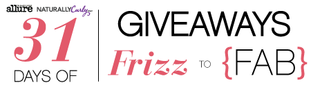 NaturallyCurly's 31 Days of Giveaways