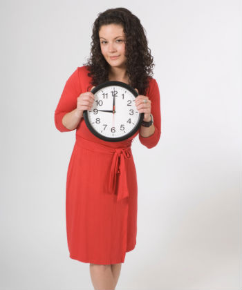 Budget 350x420 2 curly girl with clock
