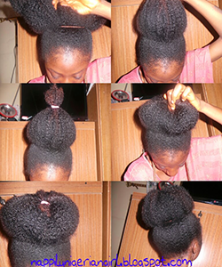 How to Get a Really Big Natural Hair Bun