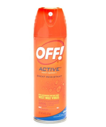 off spray screenshot Off Sweat resistant insect repellent
