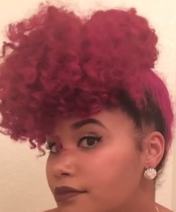 Sassy Fohawk Tutorial For Bra Strap Length Curls